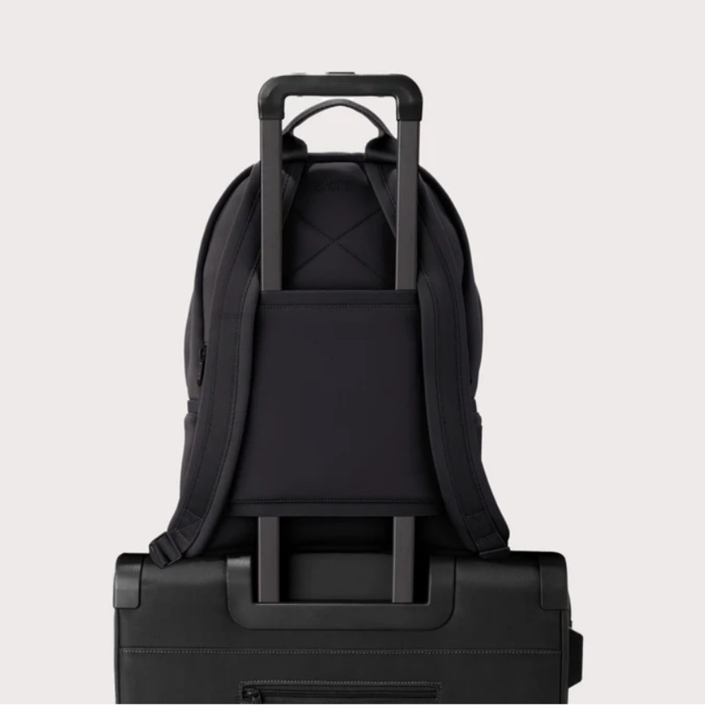 Dagne Dover Dakota Neoprene Backpack size medium in black - Picture 3 of 9